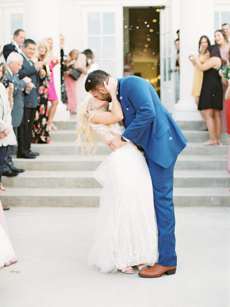 Dallas Wedding Bubble Exit Photos - Fine Art Film Photography
